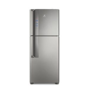Geladeira/Refrigerador Electrolux Duplex IF55S Frost Free Inverter Top Freezer 431L Platinum -